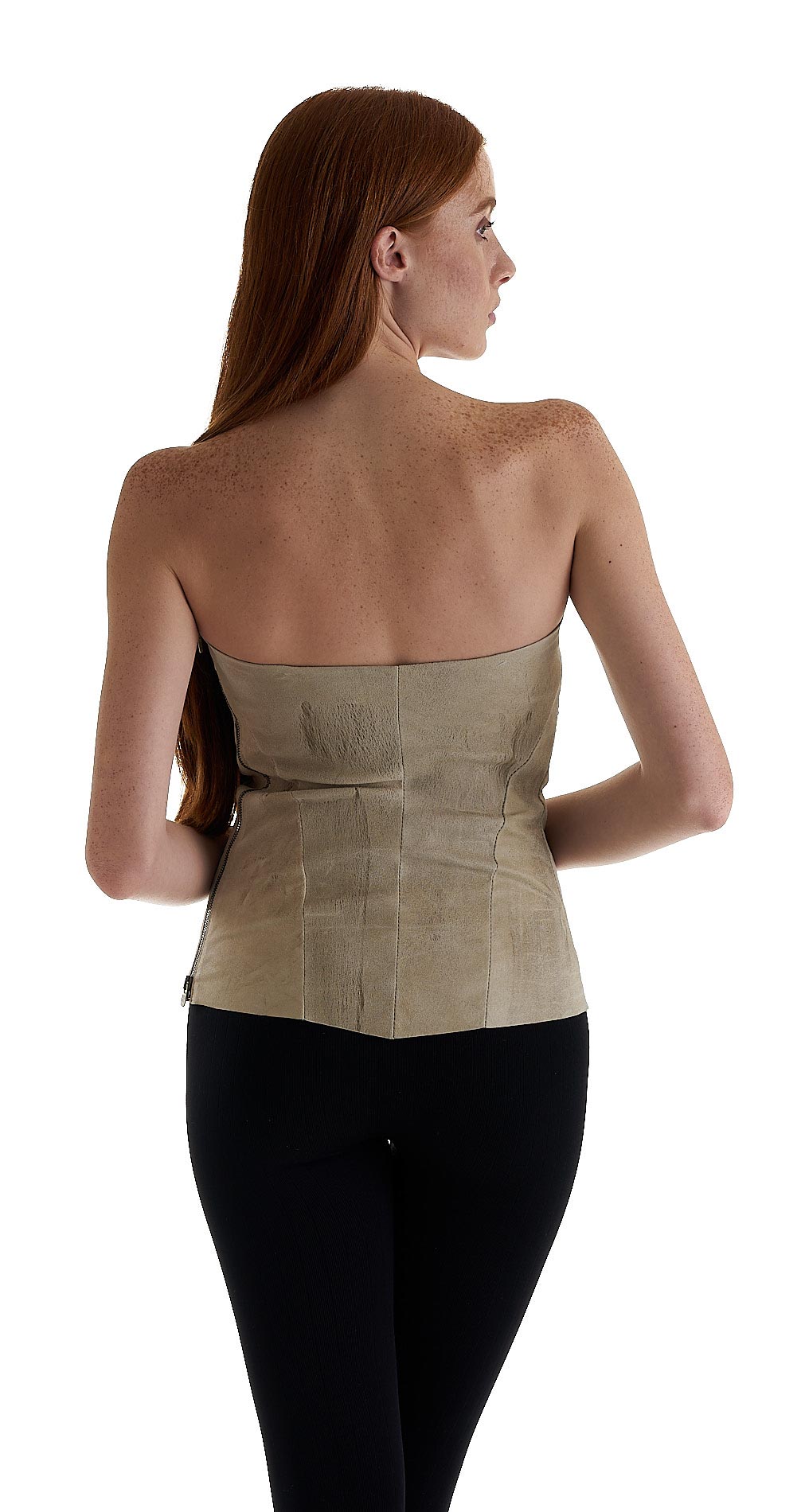 DANIELE BASTA LEATHER AND SILVER JACKET 